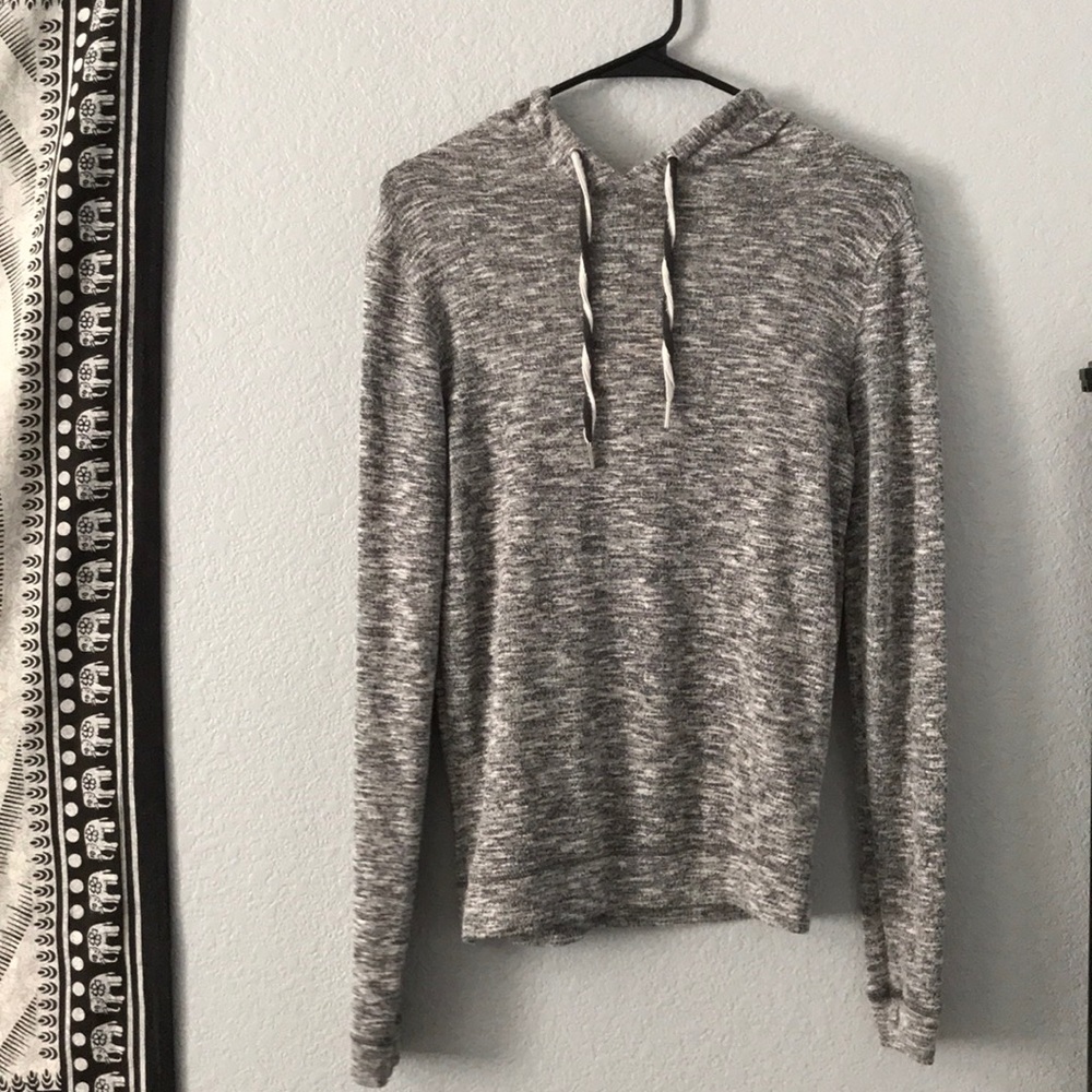 Grey loose long sleeve